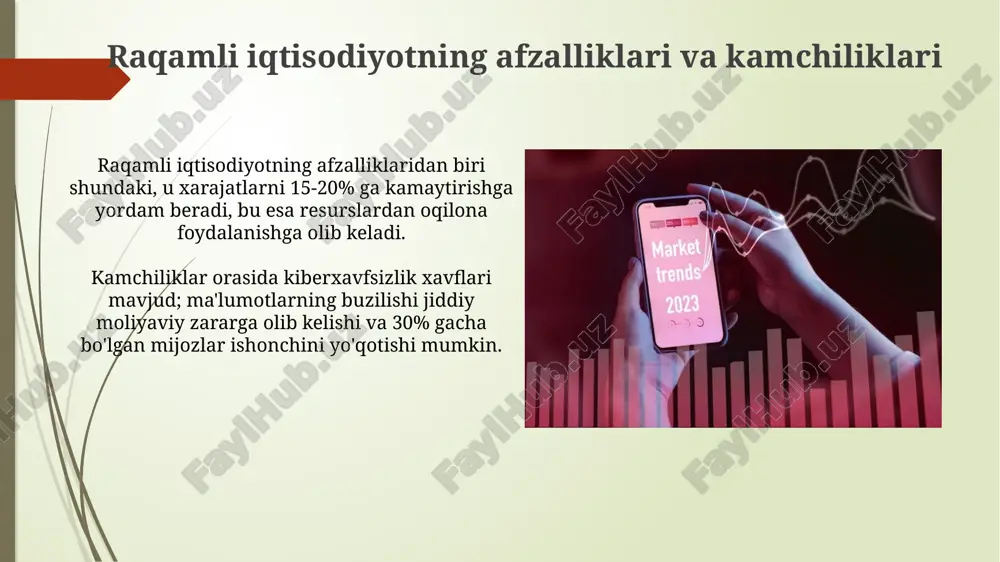 raqamli iqtisodiyot tushunchasi va ahamiyati - Page 5