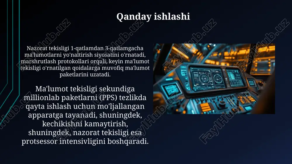 boshqaruv maydoni (control plane va data plane) o‘rtasidagi asosiy farqlar - Page 5
