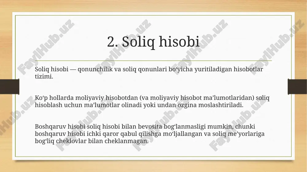 boshqaruv hisobining boshqa hisob turlari bilan bog‘liqligi va farqlari - Page 5