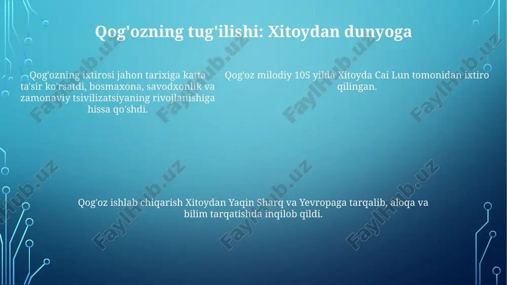 hujjatlarning paydo boʻlishi va tarixi - Page 5