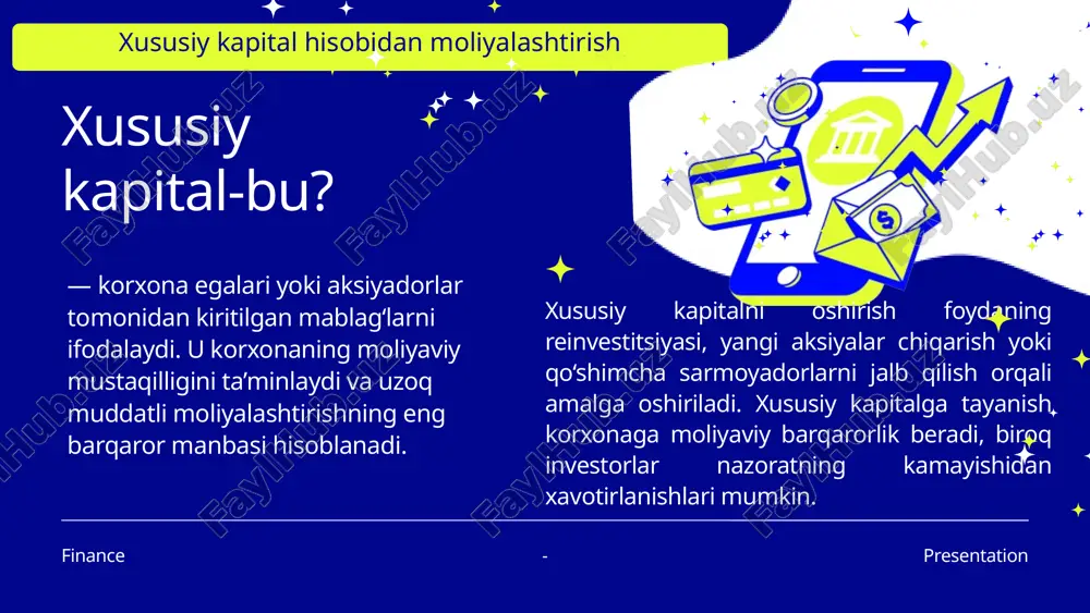 uzoq muddatli moliyalashtirish uchun mablag‘lar manbalari - Page 5