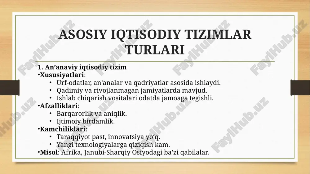 iqtisodiy tizimlar va naflilik - Page 5