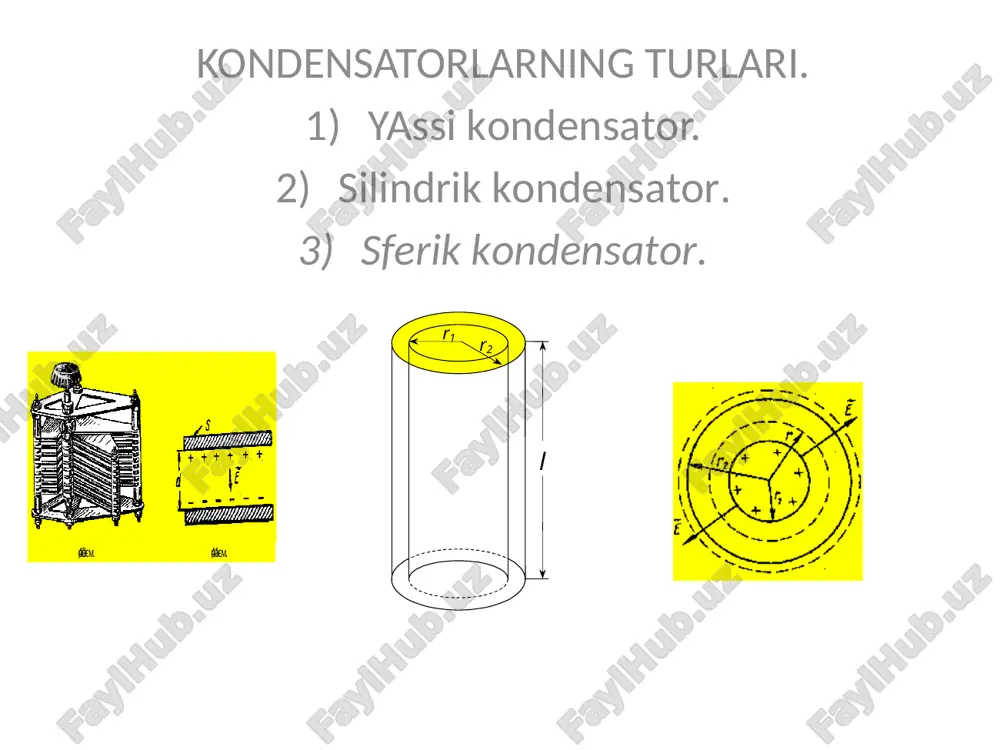 elektro sig’imi. kondensatorlar. kondensatorlarni ulash - Page 5