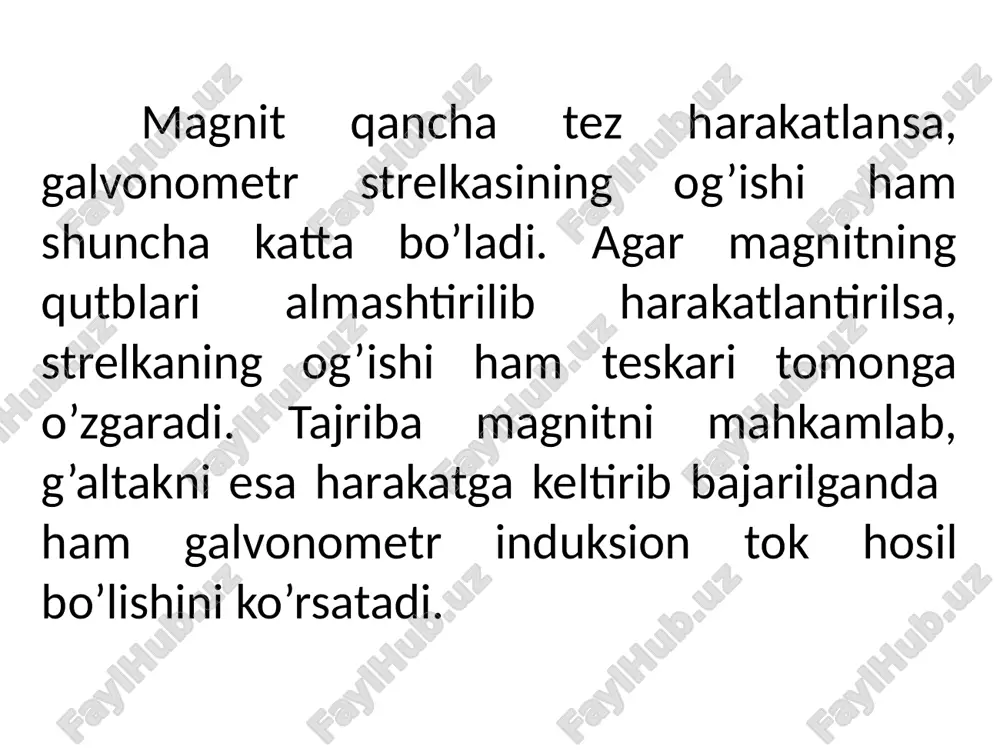 elektromagnit induksiya xodisasi - Page 5
