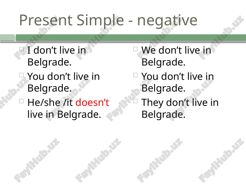 present tenses - Page 5