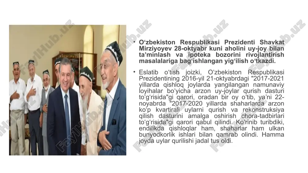 garishlar belgilangan. magistrlik dissertatsiyasining maqsadi. 1991-2020-yillarda o‘zbekistonda, jumladan, surxondaryo viloyatida uy-joy siyosati tarixini ochib berishdan iborat. magistrlik dissertatsiyasining vazifalari. mustaqillik yillarida uy-joy qurilishiga oid me’yoriy hujjatlarni tahlil qilish; o‘zbekistonda uy-joy siyosatini shakllantirishning tashkiliy boshqaruv jihatlarini ko‘rsatib berish va buning shaharsozlik yo‘nalishidagi ahamiyatini ochib berish; 1991-2020-yillarda surxondaryo viloyatida iqtisodiy siyosatning hamda demografik holatning uy-joy qurilishiga ta’sirini yoritib berish; surxondaryo viloyatida uy-joy qurilishi sohasida ro‘y bergan o‘zgarishlar va bu sohada vujudga kelgan yangi tendensiyalarni tahlil qilish; demografik vaziyat va migratsion jarayonlar natijasida surxondaryo viloyatida shaharlarida va qishloqlarida uy-joy muammosining yuzaga kelishi hamda bu muammoning hal etilish jarayonlarini asoslash; uy-joy huquqi va xususiylashtirish jarayonlarining tarixiy bosqichlarini ochib berish; surxondaryo viloyatida uy-joy kommunal xo‘jaligining rivojlanish bosqichlarini yoritib berish. magistrlik dissertatsiyasining ilmiy yangiligi quyidagilardan iborat: o‘zbekistonda uy-joy siyosati uy-joy fondlarini xususiylashtirish oqibatida xususiy turar-joylar ulushining oshganligi, aholining ma’lum bir qatlamlari uchun uy-joy qurilishining kengayganligi, barcha aholi qatlamini uy-joy bilan ta’minlash maqsadida shahar va qishloq hududlarida …