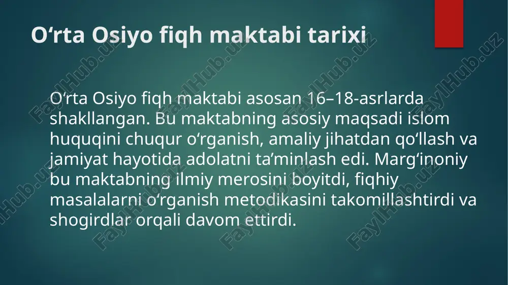 burhoniddin marg‘inoniy va o‘rta osiyo fiqh maktabi - Page 5