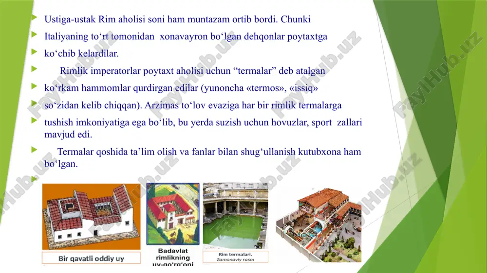 6-sinf tarix fanidan “qadimgi rim madaniyati” mavzusi - Page 5