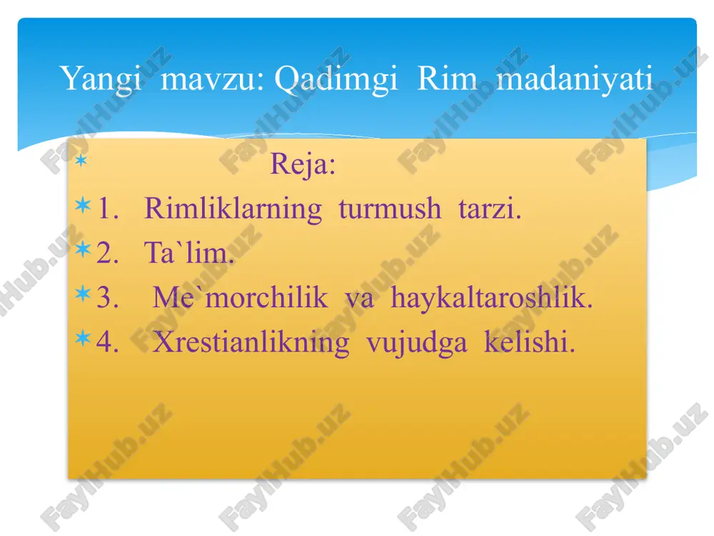 qadimgi rimmadaniyati - Page 5