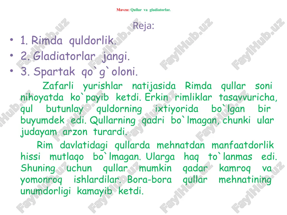 qullar va gladiatorlar - Page 5