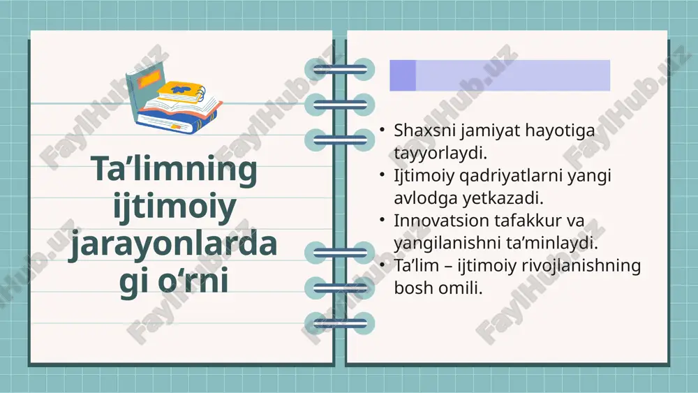 ijtimoiy jarayonlar va ta’lim - Page 5