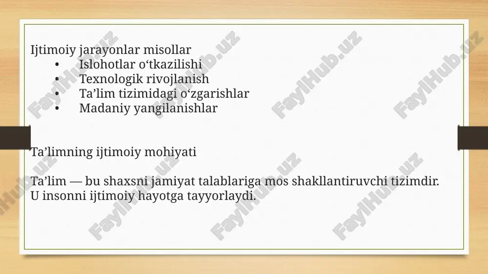 ijtimoiy jarayonlar va ta’lim - Page 5