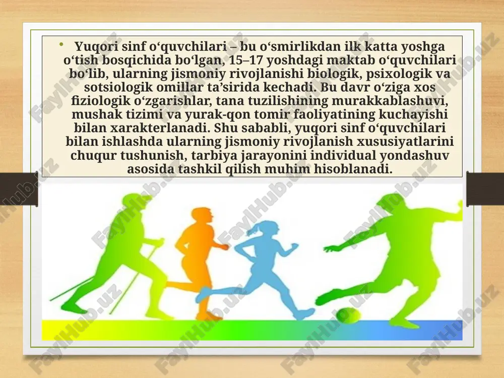 yuqori sinf o'quvchilari jismoniy tarbiyasi - Page 5