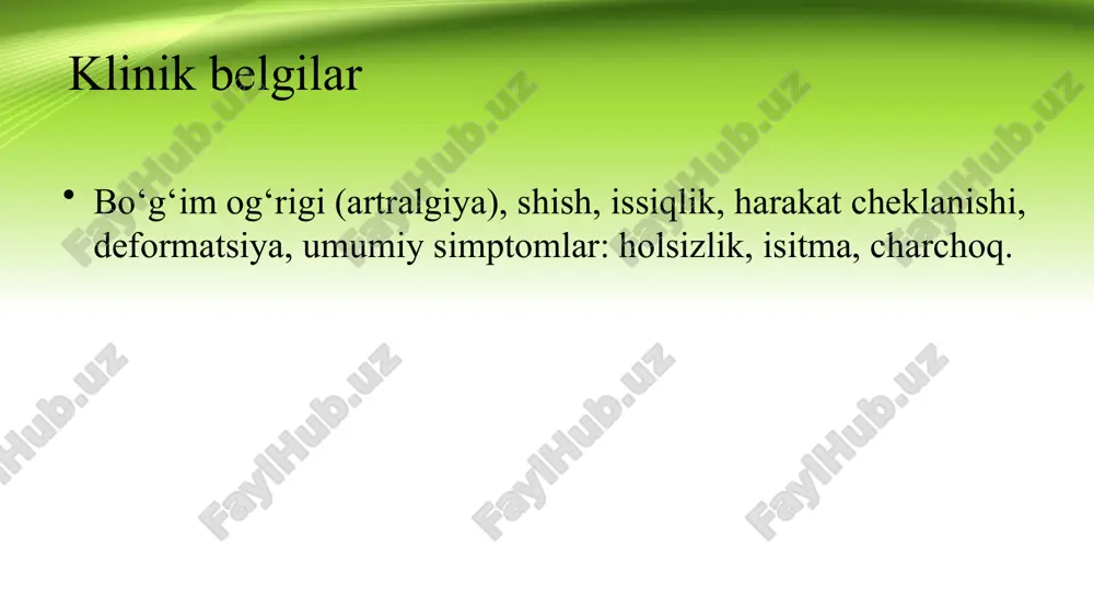 suyak va bo‘g‘imlarning tizimli kasalliklari - Page 5