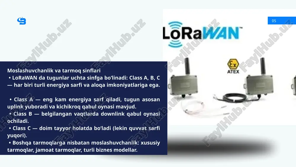 lorawan tarmoqlari va ularning afzalliklari - Page 5