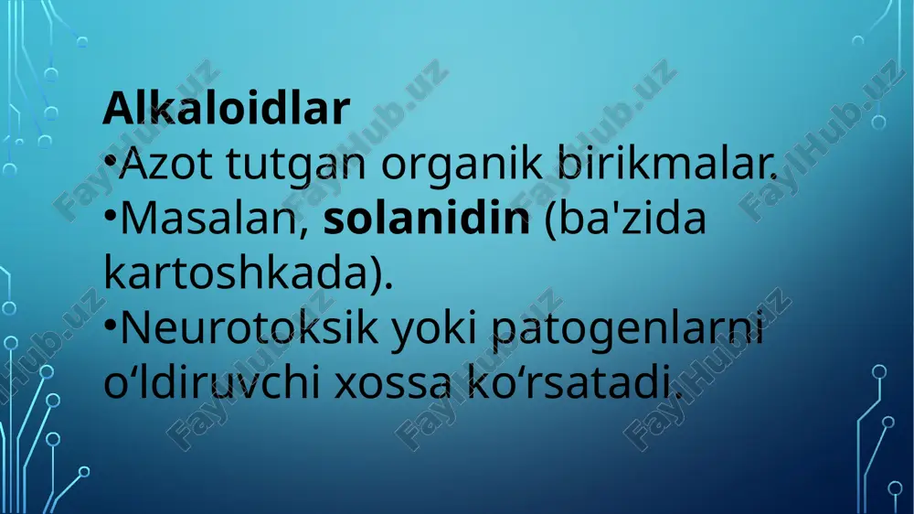 fitoaleksinlarning kimyoviy tabiati - Page 5