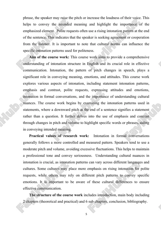 e in conveying meaning and intention in speech. it can significantly impact how a statement or request is perceived and understood. when it comes to statements, intonation can convey various nuances such as certainty, doubt, emphasis, and emotion. in many languages, a falling intonation pattern is commonly used to indicate a statement of fact or a declarative statement. this downward pitch contour at the end of a statement signals completion and finality. for example, in english, a falling intonation is typically used in statements like "i went to the store" or "the meeting starts at 9 a.m." however, intonation can also be used to convey uncertainty or doubt in statements. a rising intonation pattern, where the pitch rises at the end of a statement, can indicate a question-like or hesitant tone. this can be seen in statements like "i went to the store?" or "the meeting starts at 9 a.m.?" …