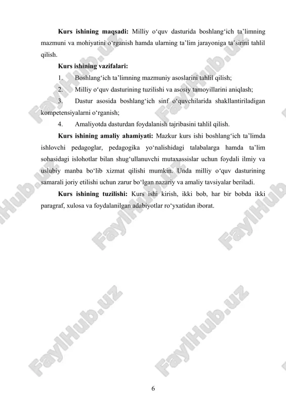 , fikrlash kabi psixologik funksiyalarni rivojlantirishga alohida e’tibor beriladi. bu jarayonlar esa bola hayotida mustahkam bilim poydevori va o‘z-o‘zini boshqarish qobiliyatining shakllanishiga olib keladi. zamonaviy ta’lim yondashuvlari boshlang‘ich ta’limda kompetensiyaviy yondashuvni ilgari surmoqda. ya’ni, o‘quvchi nafaqat fakt va ma’lumotlarni yod olish, balki ularni hayotda qo‘llash, mustaqil fikrlash, muammo yechish, muloqot qilish kabi funksional ko‘nikmalarga ega bo‘lishi kerak. shu ma’noda, boshlang‘ich ta’limda qo‘llanilayotgan metodik yondashuvlar — faol o‘qitish texnologiyalari, interfaol metodlar, differensial ta’lim, ijodiy topshiriqlar orqali o‘quvchilar faolligini oshirishga xizmat qiladi. o‘quvchi faqat bilim oluvchi emas, balki o‘z bilimini shakllantiruvchi subyekt sifatida faol ishtirok etadi. ta’lim tizimining strategik rivojlanishida boshlang‘ich ta’limga oid islohotlarning alohida o‘rni bor. o‘zbekiston respublikasi prezidentining 2022-yil 11-maydagi pf-134-sonli farmoni bilan tasdiqlangan “2022–2026-yillarda maktab ta’limini rivojlantirish bo‘yicha milliy dastur”da boshlang‘ich ta’lim sifati, mazmuni va o‘qituvchilarning malakasini oshirish ustuvor vazifa etib belgilangan. mazkur dasturning asosiy maqsadi — bolalarda zamonaviy kompetensiyalarni shakllantirish, ularni raqamli va global muhitga moslashtirish, o‘quv materiallarini …