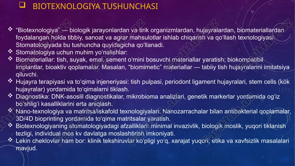 stomatologiyada genetik inzhineriya va biotexnologiya - Page 5