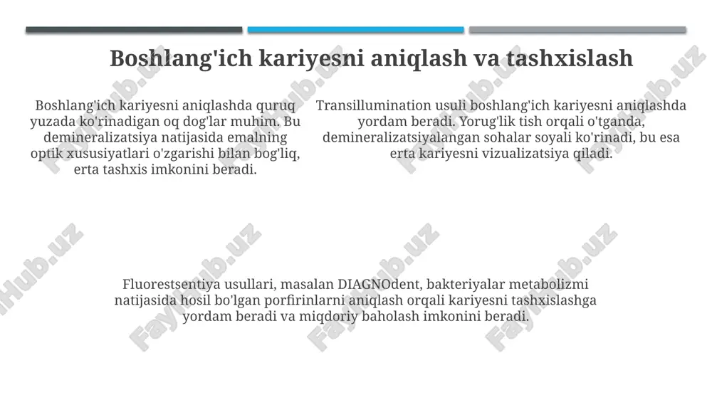 dogʻbosqichidagi kariesuning klinik belgilari - Page 5