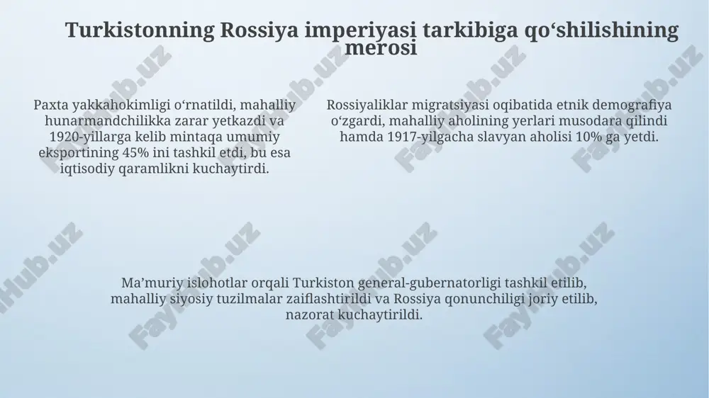 oʻrta osiyoning chor rossiyasi tomonidan bosib olinishi - Page 5