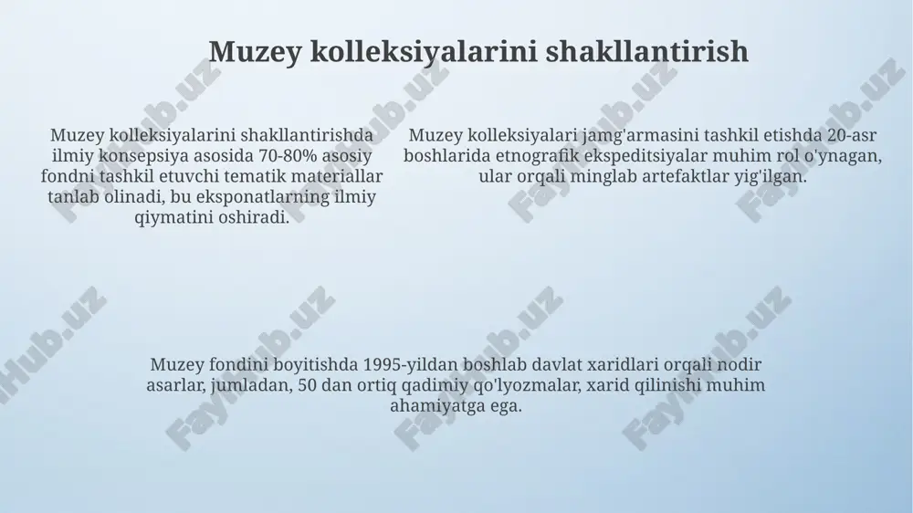 muzey shakllanishi va so'z boyligi - Page 5
