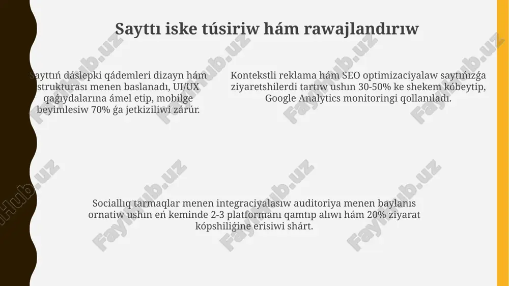 o'zimiz paydalanatn web sayt jaratiw - Page 5