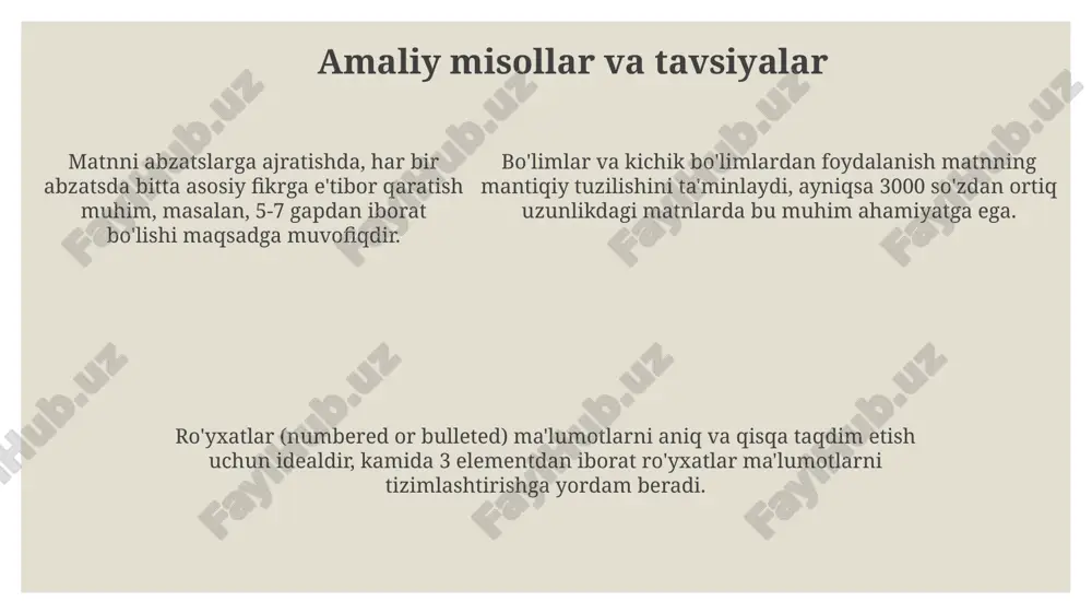 matinni manoviy qismlarga bulish tamoyillari - Page 5