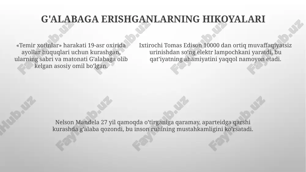 mashaqqatni yengib o'tish - Page 5