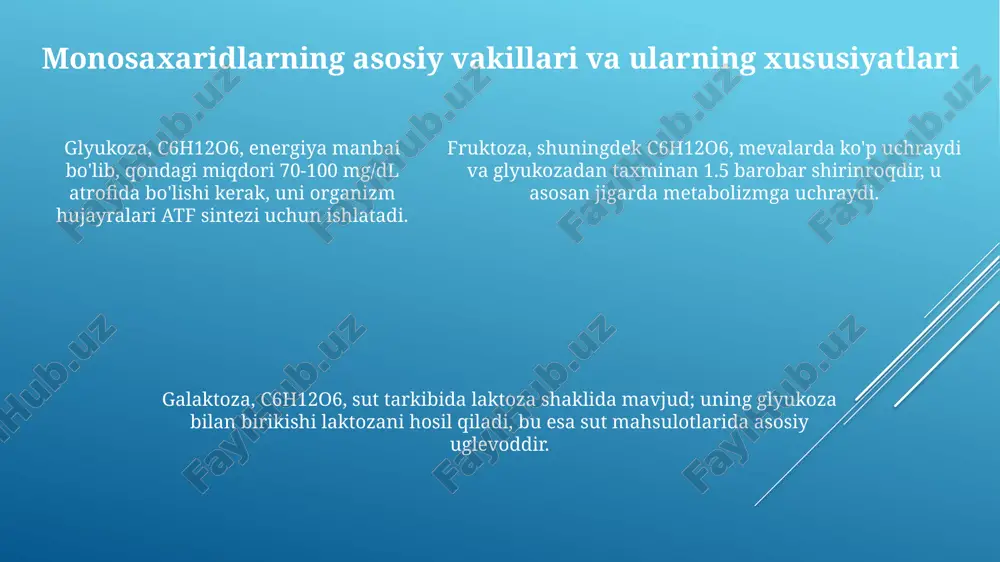 monosaxaridlar va ularning vakillari - Page 5