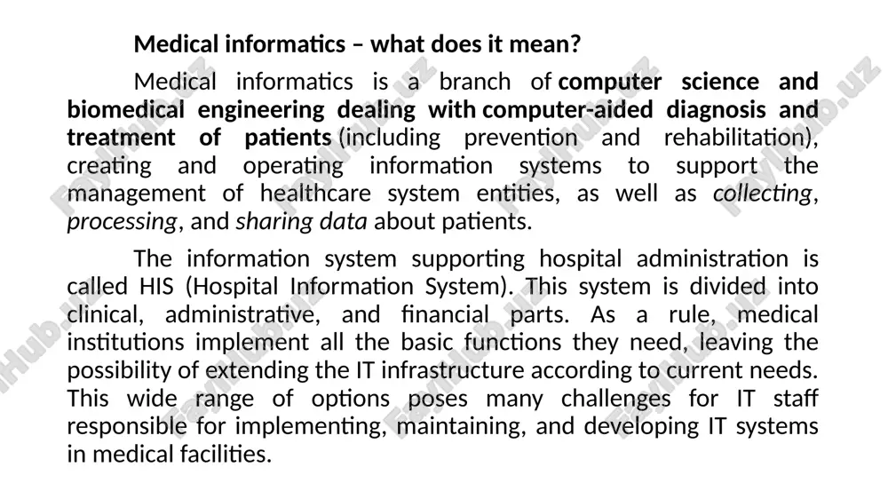 the importance of informatics in solving medical problems - Page 5