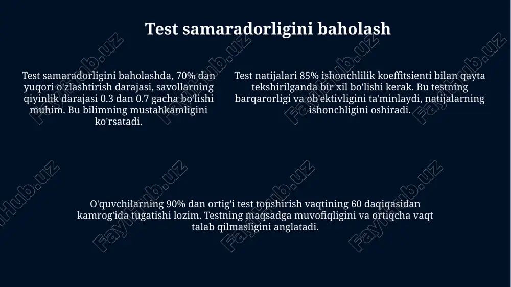 test topshirigʻi talablari - Page 5