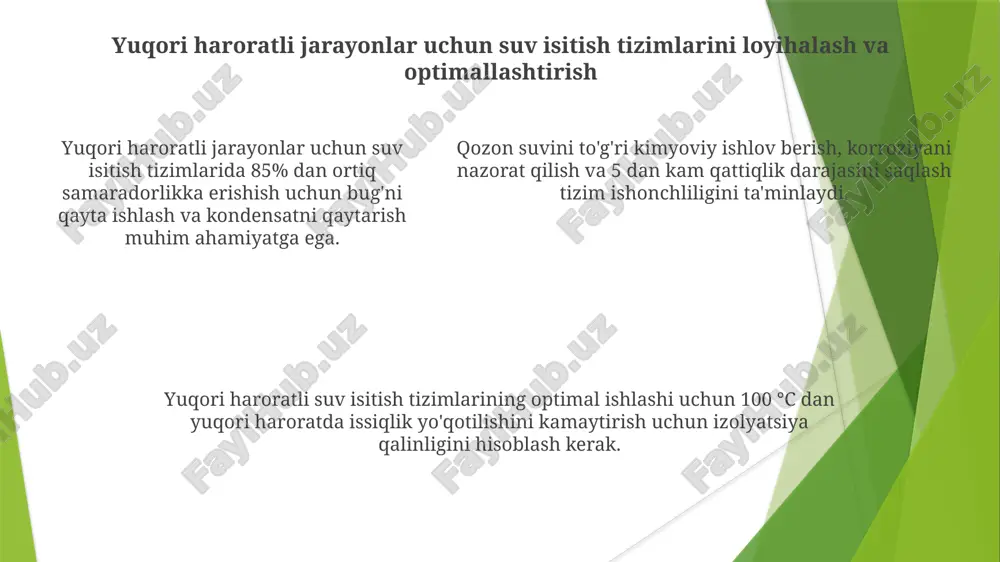 yuqori haroratli jarayonlarda suv isitish qurilmalarining qoʻllanishi - Page 5