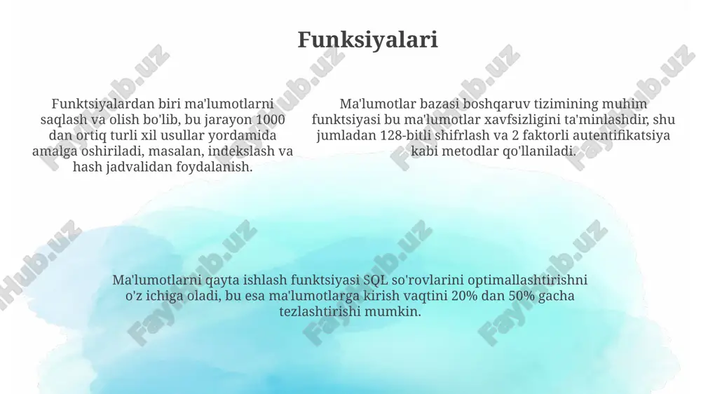 ma'lumotlar bazasini boshqarish tizimlari - Page 5