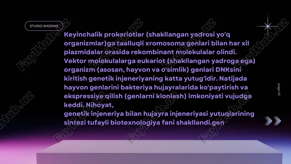 genetik injeneriya va biotexnologiya - Page 5