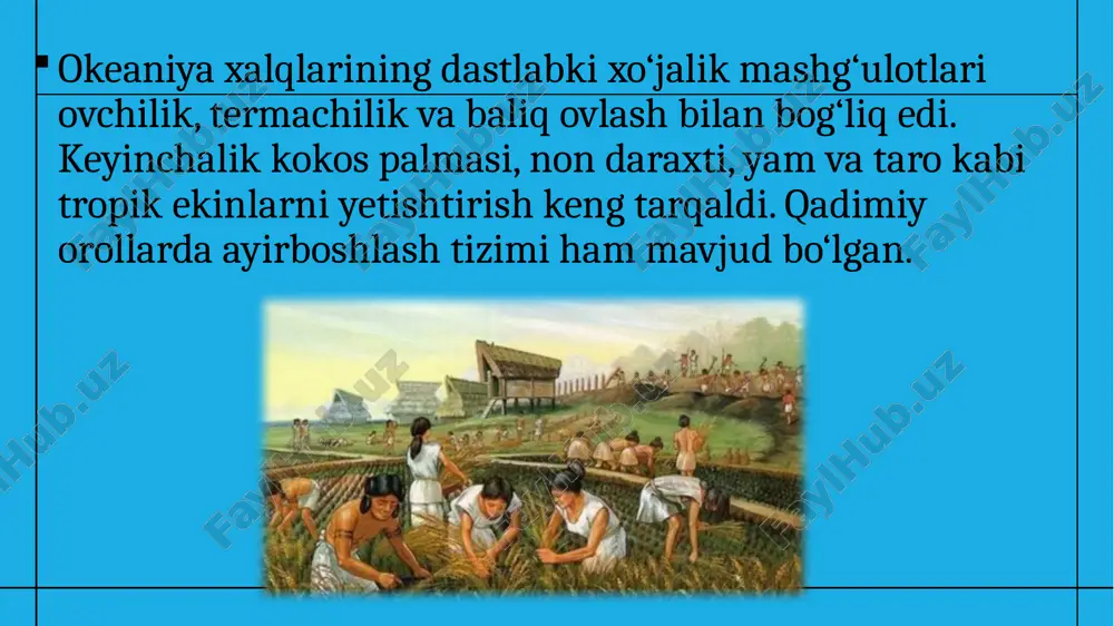 okeaniya xalqlarining xo‘jalik mashg‘ulotlari - Page 5