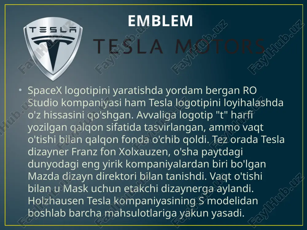 tesla avtomobil brendining tarixi - Page 5