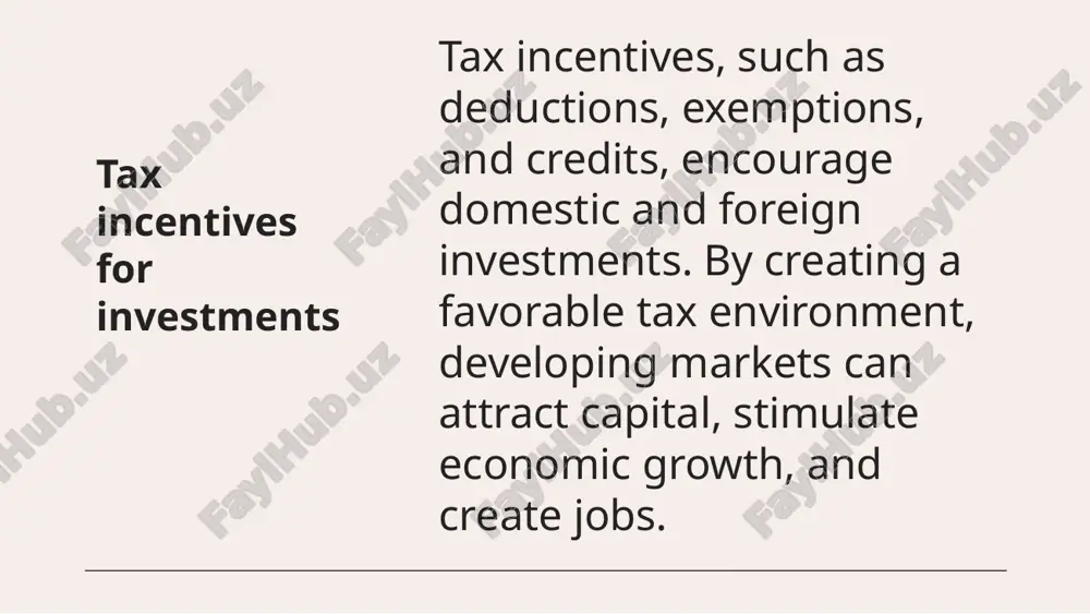 best tax policy for developing markets - Page 5