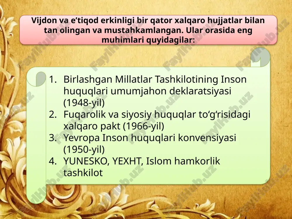 vijdon va etiqod erkinligi - Page 5