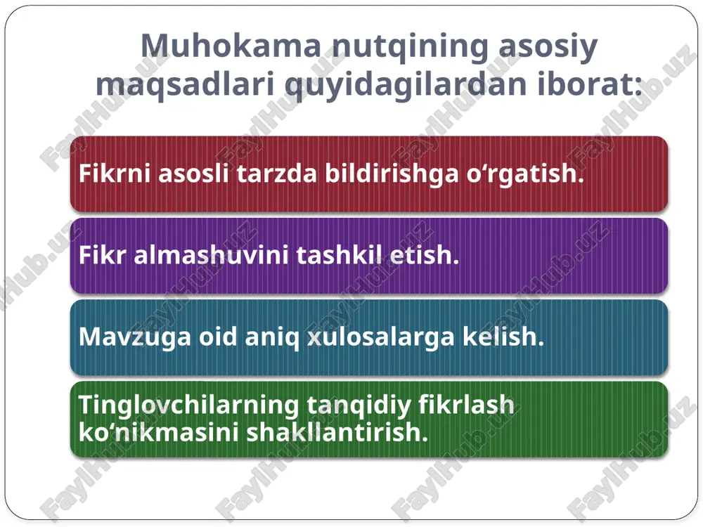 muhokama nutqi tayorlash qoidalari - Page 5