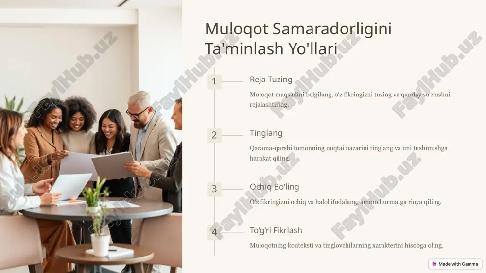 muloqot madaniyatini shakllantirishda mahoratning o‘rni va roli - Page 5