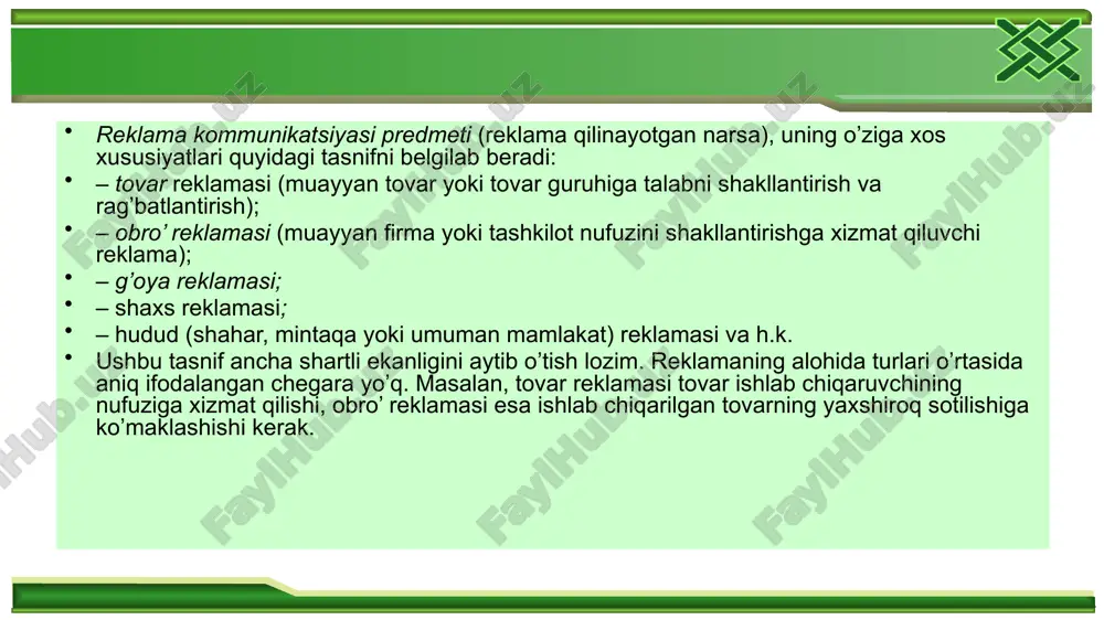 reklama sotuv jarayonidagi o'rni - Page 5