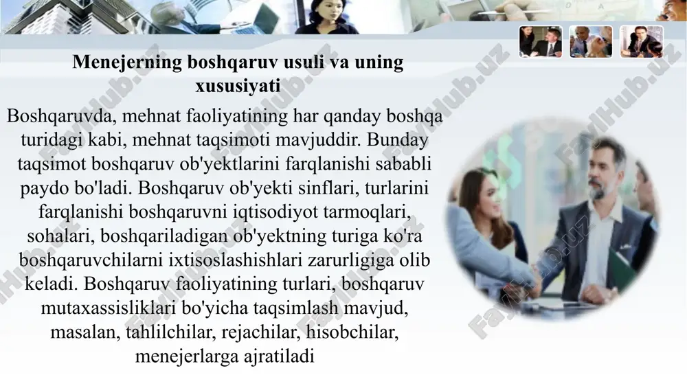 menejerning boshqaruv uslublari - Page 5