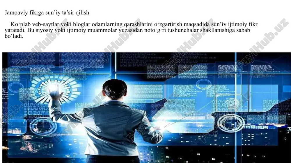 internet ijtimoiy tarmoqlarning jamoaga tasir qiluvchi moammalari - Page 5