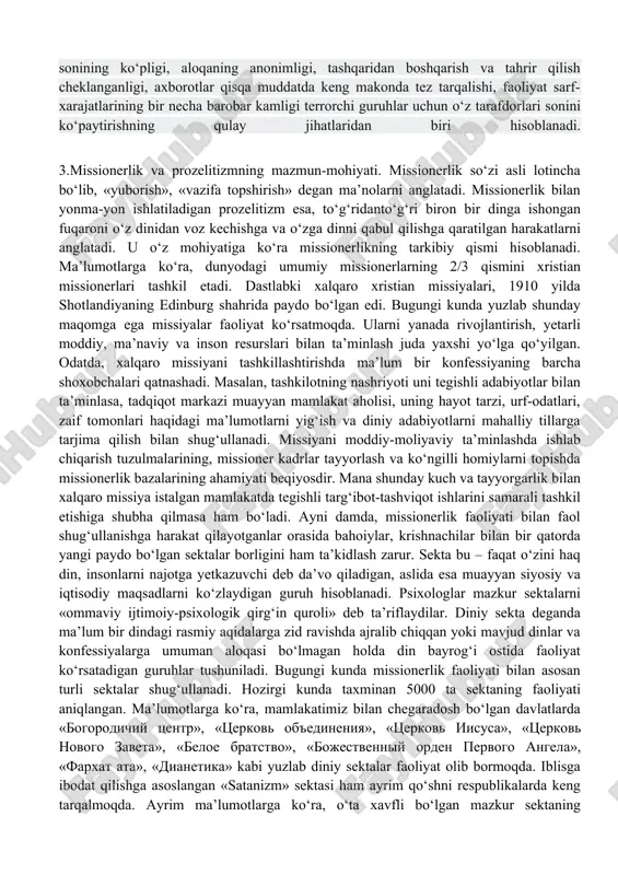 h, qabul qilish, uzatishning juda qulay va ommabopligi undan foydalanuvchilar sonining tobora ortib borishini ta'minlamoqda. mamlakatimizda 2007 yilda internetdan foydalanuvchilar soni (mobil internet foydalanuvchilari bilan qo‘shib hisoblaganda) bir millionni tashkil etgan bo‘lsa, 2016 yil yakunida bu ko‘rsatkich o‘n ikki milliondan oshdi. internet yoshlar ongi va hissiyotlariga, tafakkur tarziga, xulq-atvorlariga ta'sir ko‘rsatishda katta imkoniyatlarga ega. internetning rivoji yoshlarga g‘oyaviy ta'sir o‘tkazishning miqyosi va ko‘lamining keskin darajada o‘sishiga olib keldi. globallashuvning ijobiy va salbiy tomonlari bo‘lgani kabi, internet tarmog‘i ham shunday xususiyatlarga ega ekanini unutmaslik zarur. albatta, global tarmoq – ulkan resurs. biroq, bu resursdan kim va qanday maqsadlarda foydalanishi ham juda jiddiy masalalar sirasiga kiradi. xususan, ma'lumotlarda keltirilishicha, bugungi kunga kelib, internet tarmog‘ida ma'naviy-axloqiy tubanlikni targ‘ib etuvchi sahifalarning soni bir necha yuz millionni tashkil etgan. ushbu fakt va raqamlar internet sanoati rivojlanib borayotgan davrda kishilarning axborotlarga nisbatan juda ehtiyotkorlik, ogohlik va ziyraklik bilan munosabatda bo‘lishlarini taqozo etadi. boshqacha aytganda, kishilarimizda, ayniqsa, …
