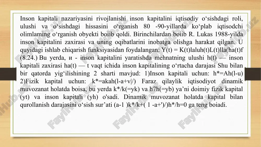 o’sish va rivojlanishning sodda modeli - Page 5