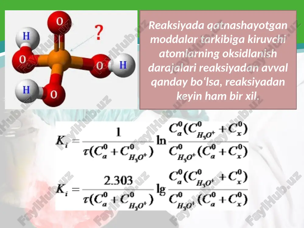 oksidlanish-qaytarilish jarayonlarining nazariy asoslari - Page 5