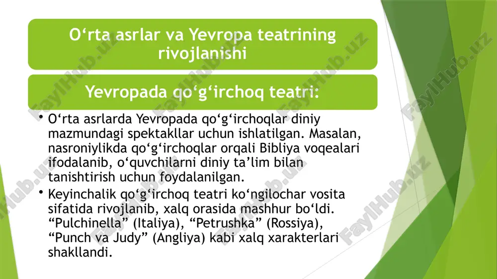 jahon qo‘g‘irchoq teatrining tarixi - Page 5
