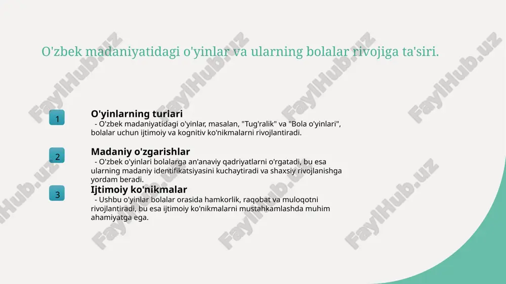 bog'cha yoshidagi bolalar o'yinining psixologik xususiyatlari - Page 5