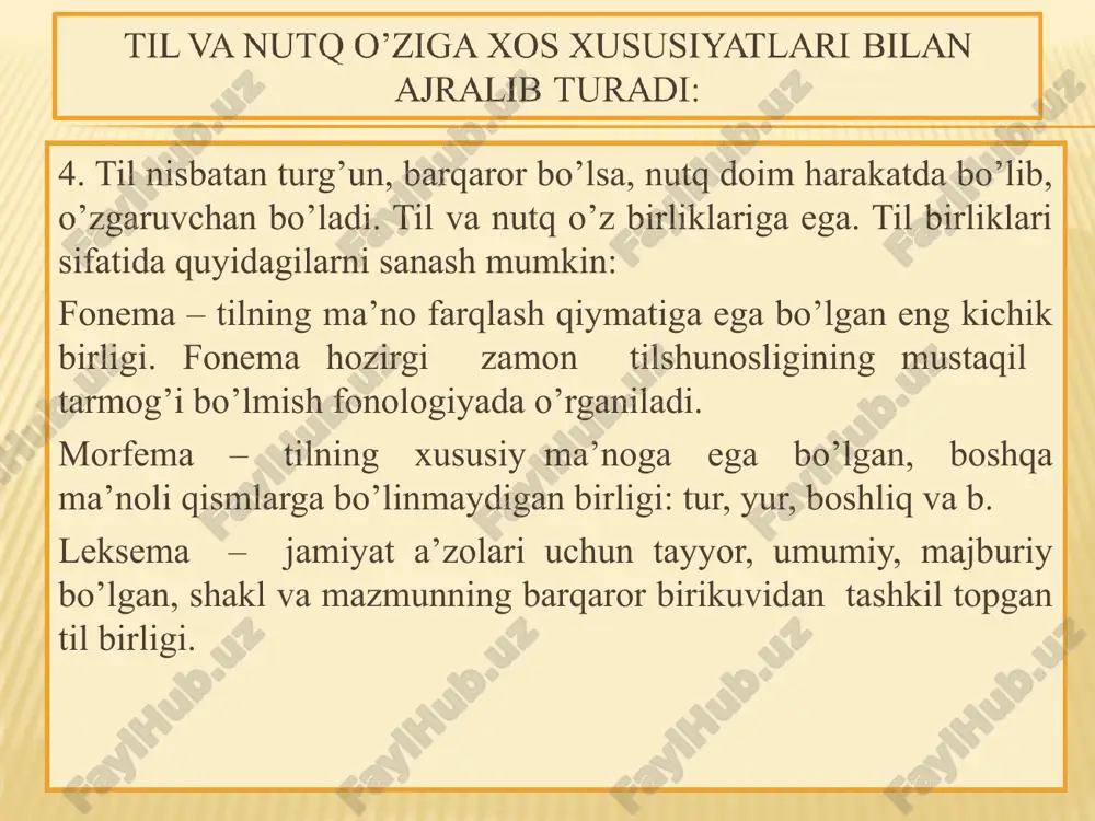 o‘zbek tilining sohada qo‘llanishi” fanini o‘qitishning maqsad va vazifalari - Page 5